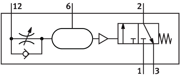Time delay valve VZ-3-PK-3 – фото Time delay valve VZ-3-PK-3 – фото