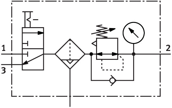 Service unit combination MSB4-1/4:C3J2-WP – фото