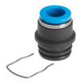 Push-in fitting, push-in cartridge, black polymer QSPK – фото