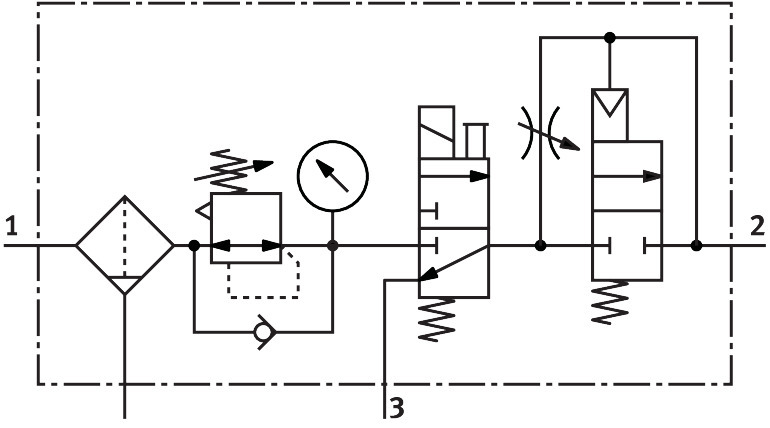 Service unit combination MSB4-1/4:J1D1A1-WP – фото