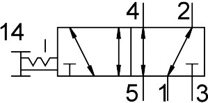 Pushbutton valve VHEF-P-B52-G14 – фото