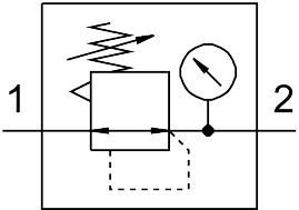 Pressure regulator LR-1/4-D-MINI – фото