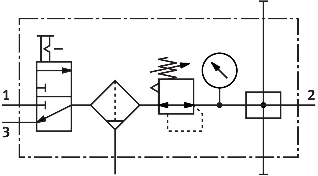 Service unit combination LFR-1/4-D-MINI-KB – фото