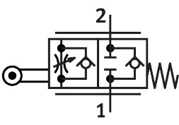 One-way flow control valve GG-1/4-3/8 – фото