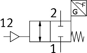 Shut-off valve VBOC-L2-P-M12-G12-E – фото Shut-off valve VBOC-L2-P-M12-G12-E – фото