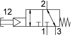 Pushbutton valve VHEF-PTC-M32-M-G14 – фото