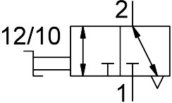 Shut-off valve HE-3-QS-10 – фото Shut-off valve HE-3-QS-10 – фото