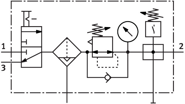 Service unit combination MSB4-1/4:C3:J1:F12-WP – фото