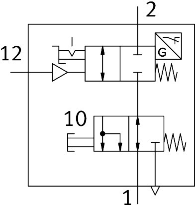 Shut-off valve VBOC-L2-S7-P-M12-G12-E – фото Shut-off valve VBOC-L2-S7-P-M12-G12-E – фото