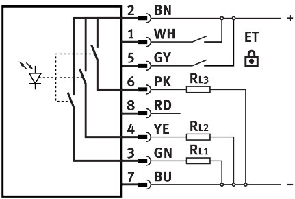 Colour sensor SOEC SOEC-RT-Q50-PS-S-7L – фото
