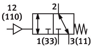 Pneumatic valve VL/O-3-PK-3 – фото