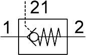 Piloted check valve HGL-1/4-B – фото