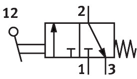 Finger lever valve TH-3-M5 – фото Finger lever valve TH-3-M5 – фото