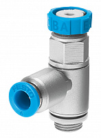 One-way flow control valve GRLSA-1/8-QS-6 – фото
