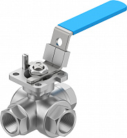 Ball valve VZBE-1/2-T-63-F-3L-F04-M-V15V15 – фото