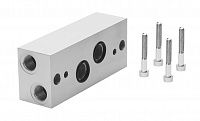 Angled connection plate NAW-1/4-1E-ISO – фото