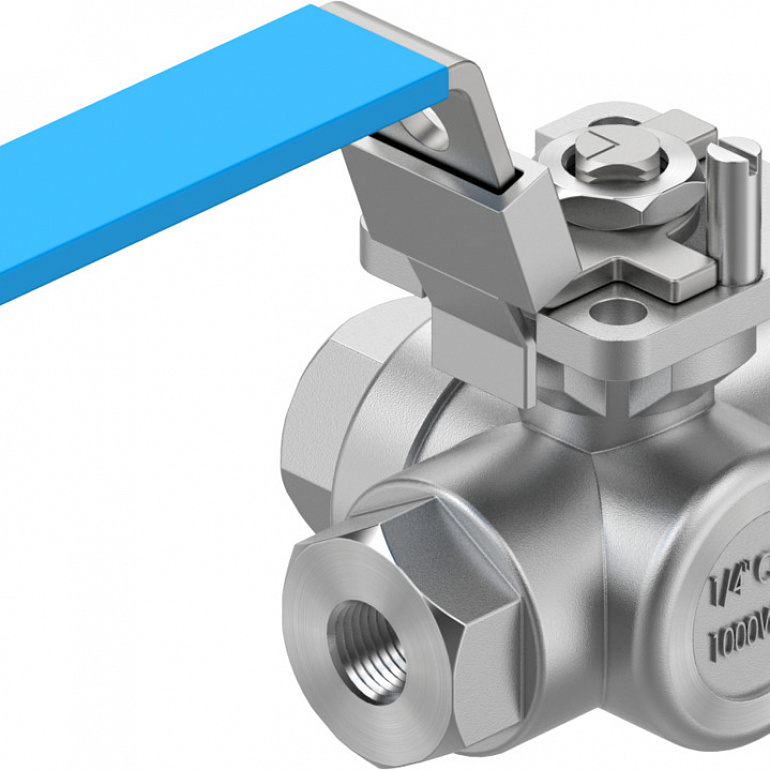 Ball valve VZBE-1/4-T-63-F-3L-F04-M-V15V15 – фото