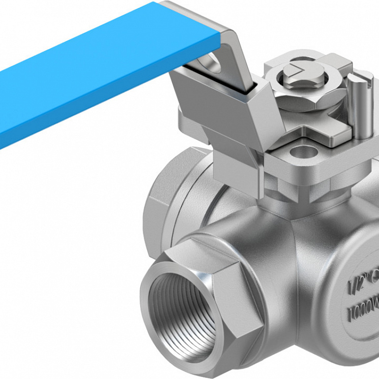 Ball valve VZBE-1/2-T-63-F-3L-F04-M-V15V15 – фото