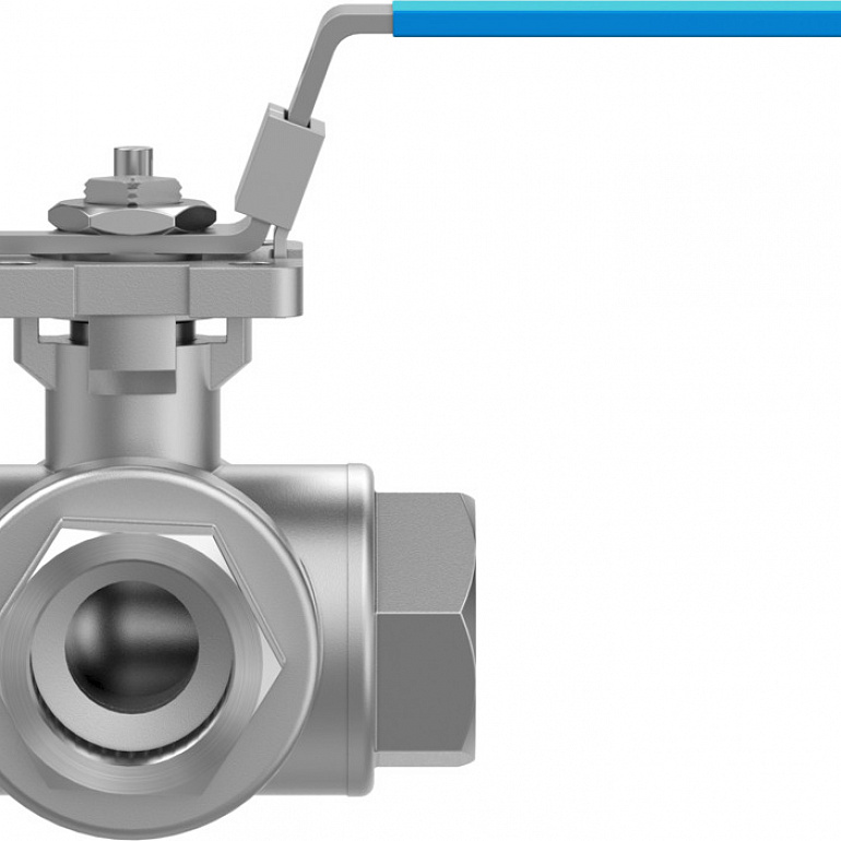 Ball valve VZBE-1-T-63-F-3L-F05-M-V15V15 – фото