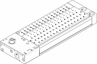 Manifold rail VABM-C8-12E-G14-4-PT-L – фото