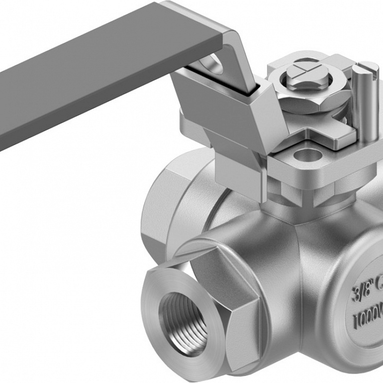 Ball valve VZBE-3/8-T-63-F-3T-F04-M-V15V15 – фото