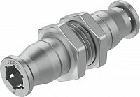 Push-in bulkhead connector CRQSS-8 – фото