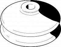 Suction cup without connector ESV-80-BT – фото