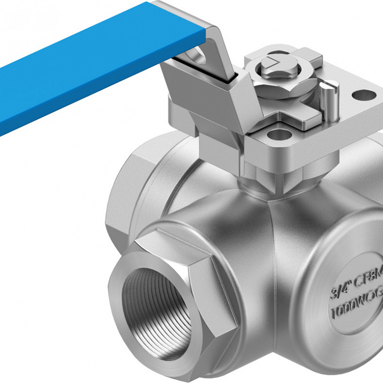 Ball valve VZBE-3/4-T-63-F-3L-F04-M-V15V15 – фото
