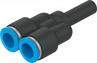 Push-in Y-connector QSY-12H-B – фото