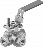 Ball valve VZBE-3/8-T-63-F-3L-F04-M-V15V15 – фото