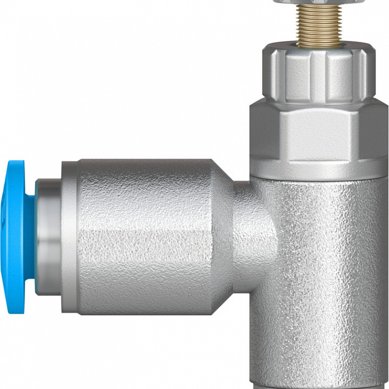 One-way flow control valve GRLA-M5-QS-4-RS-D – фото