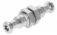 Push-in bulkhead connector CRQSS-10 – фото