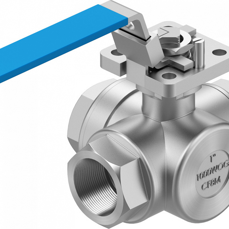 Ball valve VZBE-1-T-63-F-3L-F05-M-V15V15 – фото